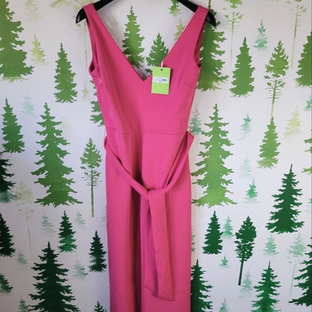 New Sam Edelman Tie Waisted Wide Leg Jumpsuit.